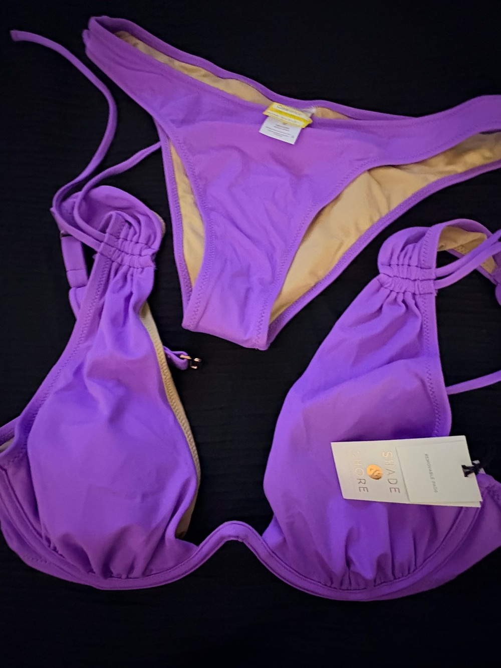 Shade & Shore Lavender Purple Two-Piece Bikini